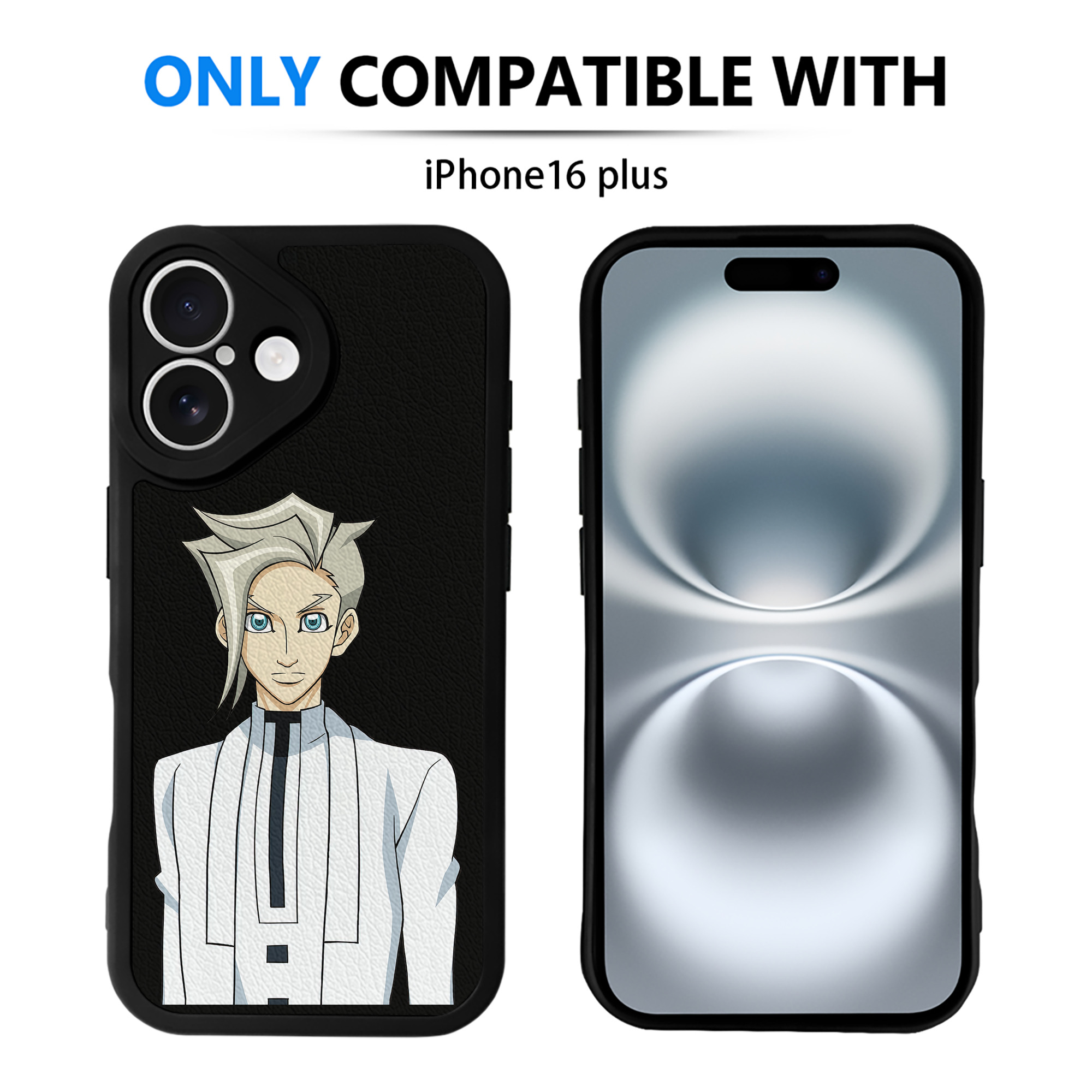 遊☆戯☆王 Yu-Gi-Oh! 【iPhone 16シリーズ対応】シリコンスマホケース（レザー調） 材質：シリコン